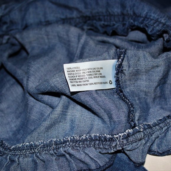 Massimo blue denim look romper - Picture 8 of 8